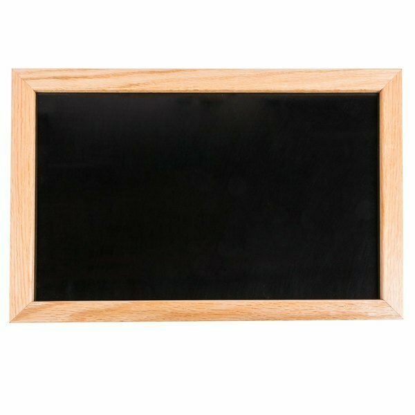 Aarco OC2436G 24in x 36in Green Solid Oak Wood Frame Slate Composition Chalkboard 116OC2436G